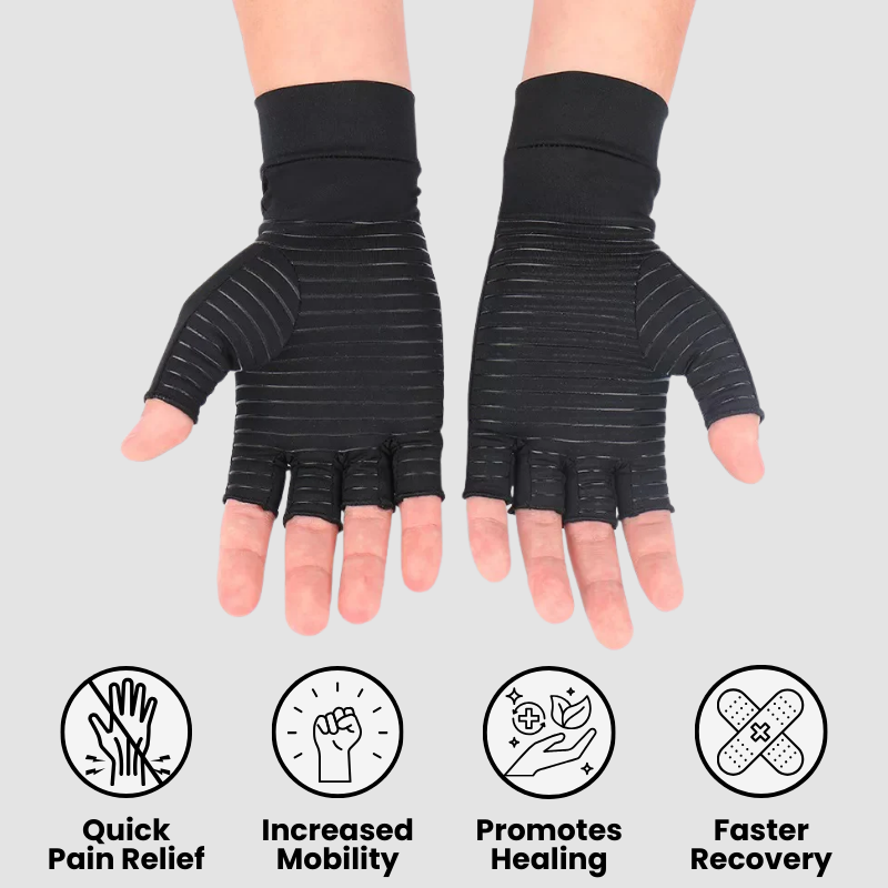 Copper Therapy Gloves for Hand Pain